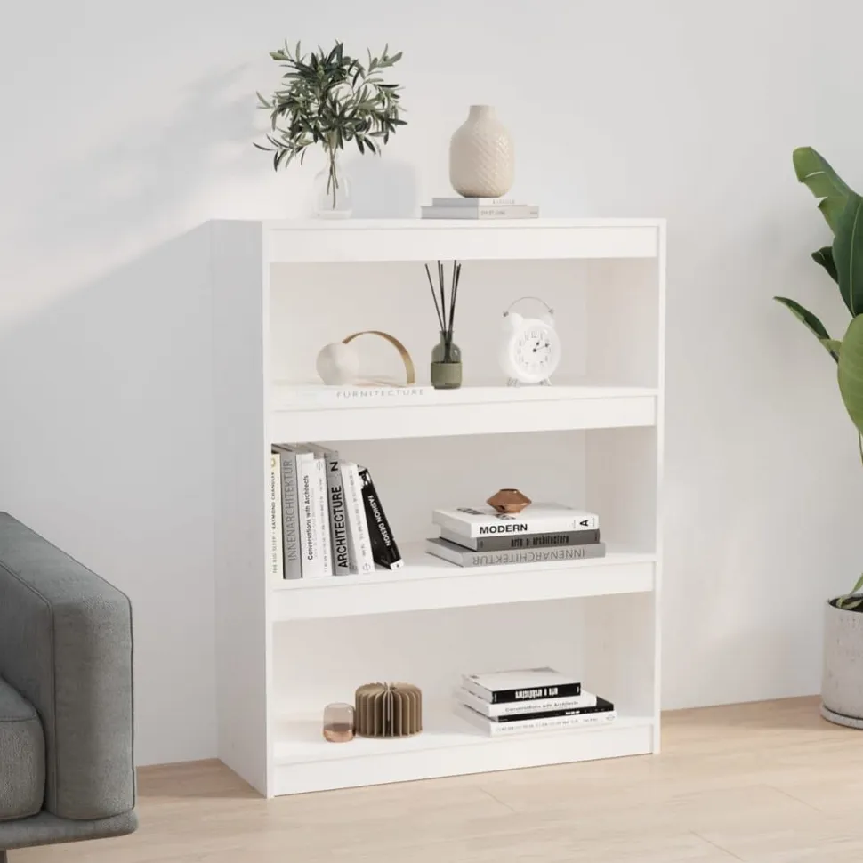 Kirjahylly/tilanjakaja 80x30x71,5-199,5cm, mänty, erikokoja ja värejä