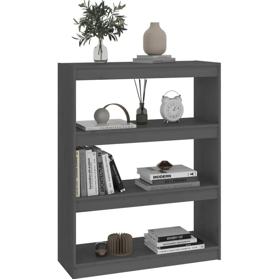 Kirjahylly/tilanjakaja 80x30x71,5-199,5cm, mänty, erikokoja ja värejä