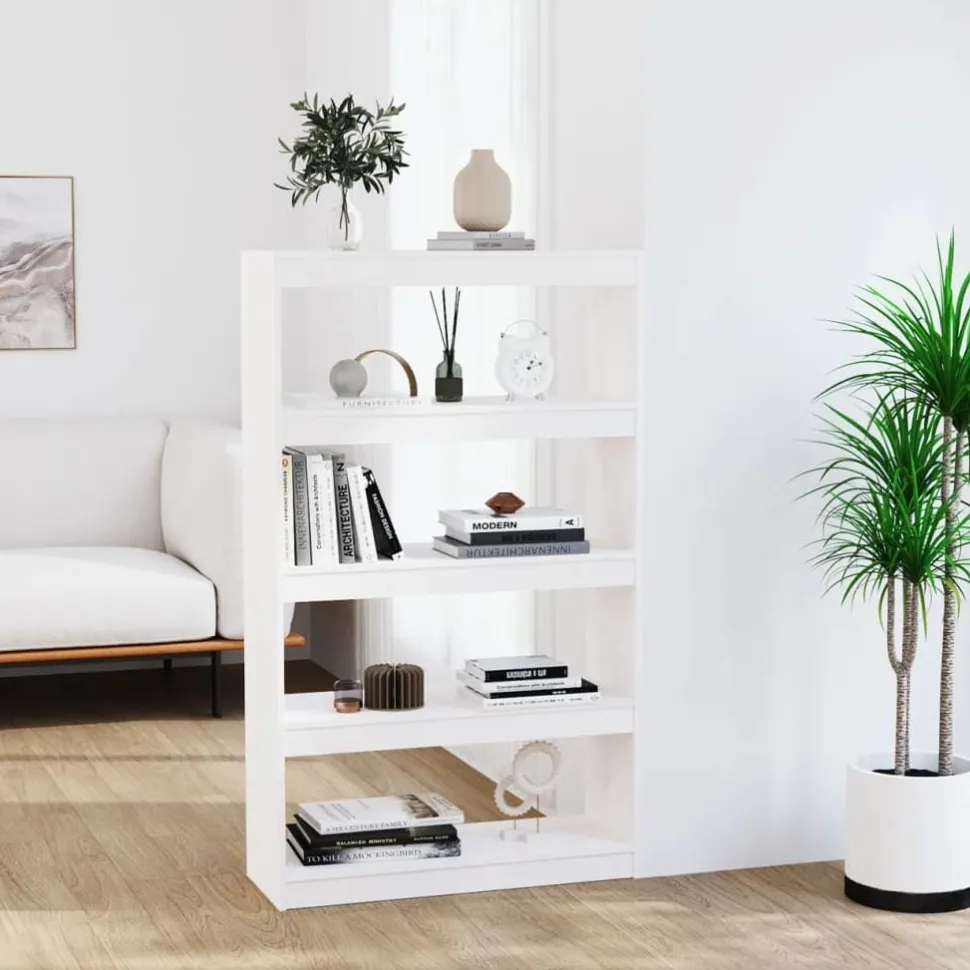 Kirjahylly/tilanjakaja 80x30x71,5-199,5cm, mänty, erikokoja ja värejä