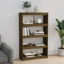 Kirjahylly/tilanjakaja 80x30x71,5-199,5cm, mänty, erikokoja ja värejä