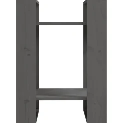 Kirjahylly/tilanjakaja 41x35x57 cm mänty harmaa