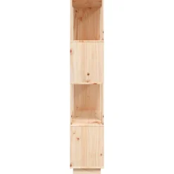 Kirjahylly/tilanjakaja 80x25x132 cm mänty harmaa
