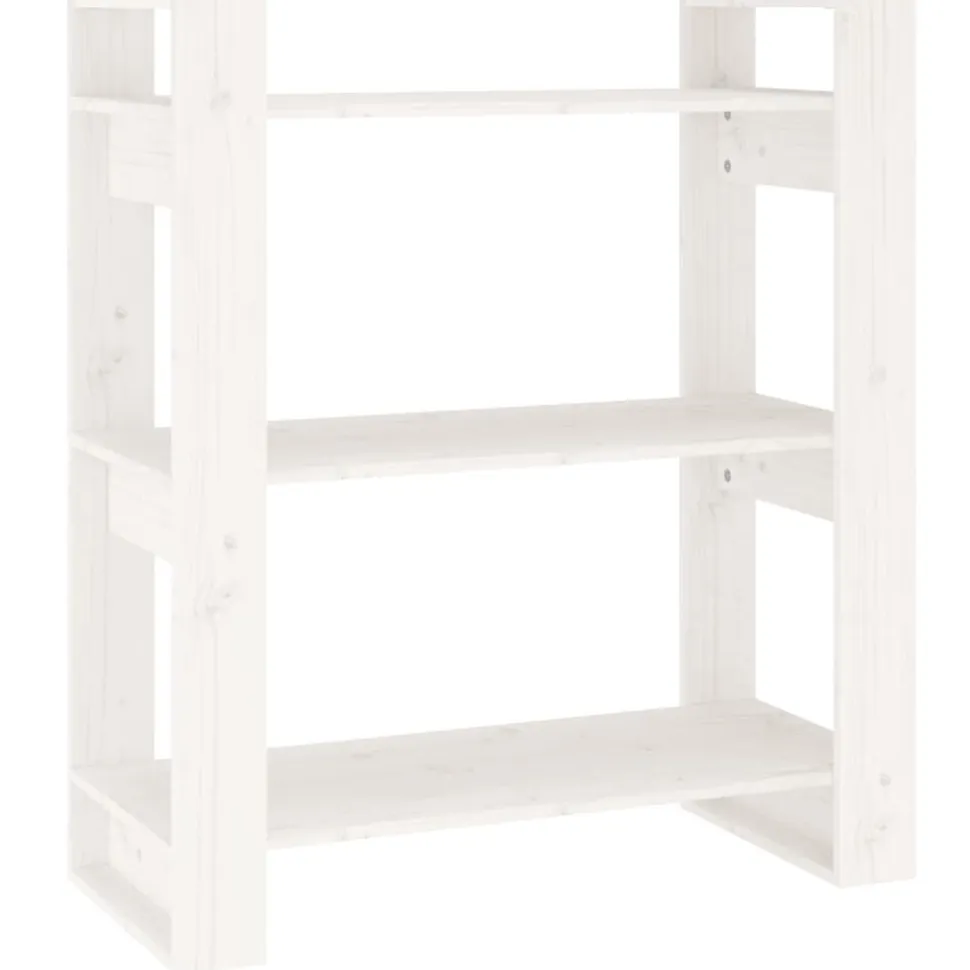Kirjahylly/tilanjakaja 80x35x91 cm mänty harmaa