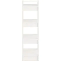 Kirjahylly/tilanjakaja 60x35x125 cm mänty harmaa