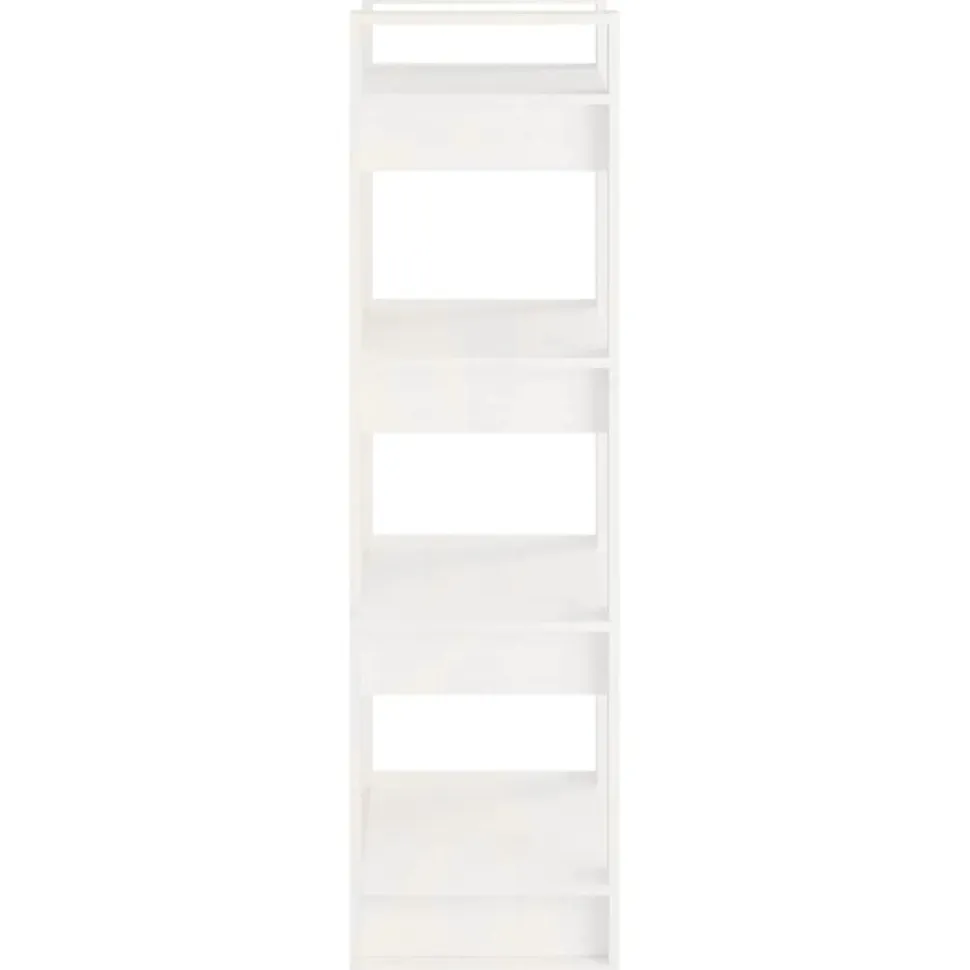 Kirjahylly/tilanjakaja 60x35x125 cm mänty harmaa