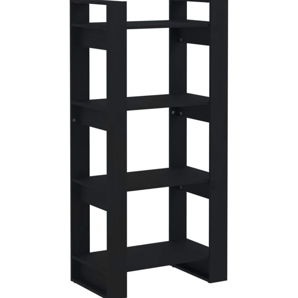 Kirjahylly/tilanjakaja 60x35x125 cm mänty harmaa