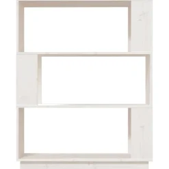 Kirjahylly/tilanjakaja 80x25x101 cm mänty harmaa