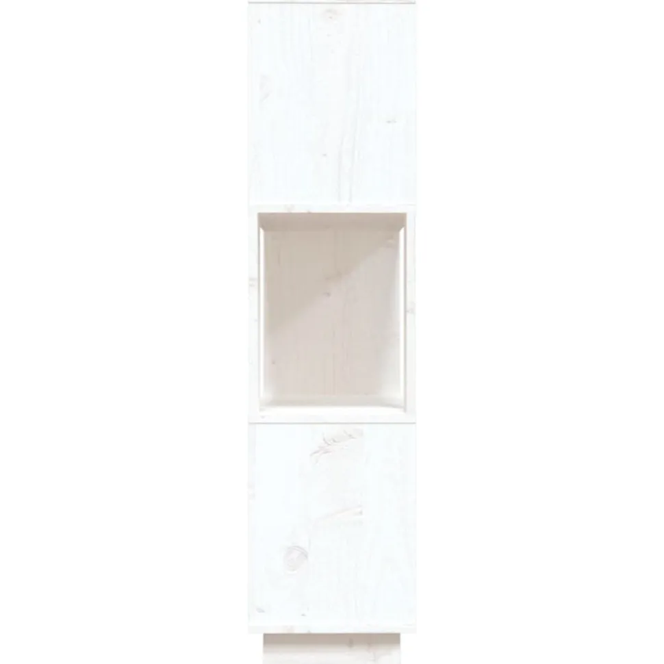 Kirjahylly/tilanjakaja 80x25x101 cm mänty harmaa