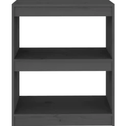 Kirjahylly/tilanjakaja 60x30x71,5 cm mänty harmaa