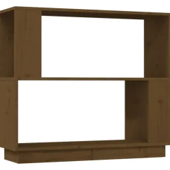 Kirjahylly/tilanjakaja 80x25x70 cm mänty musta