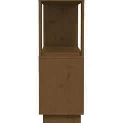 Kirjahylly/tilanjakaja 80x25x70 cm mänty musta