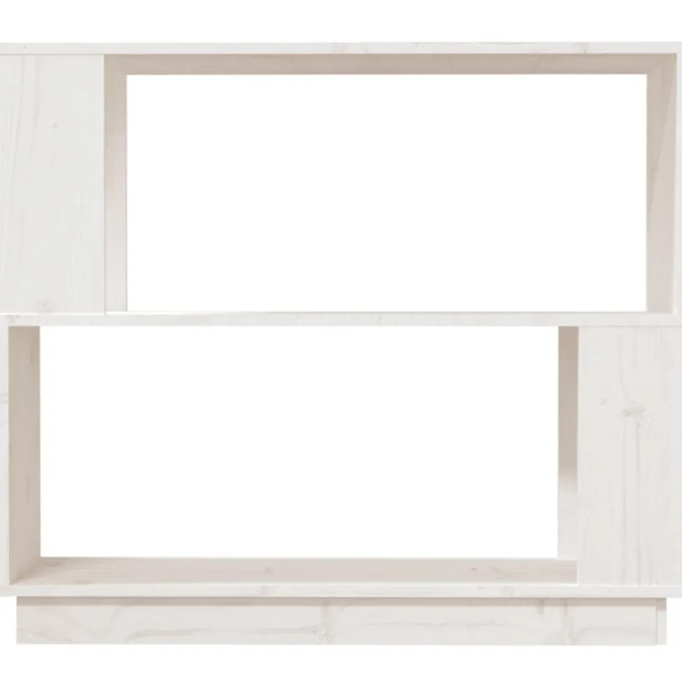 Kirjahylly/tilanjakaja 80x25x70 cm mänty musta