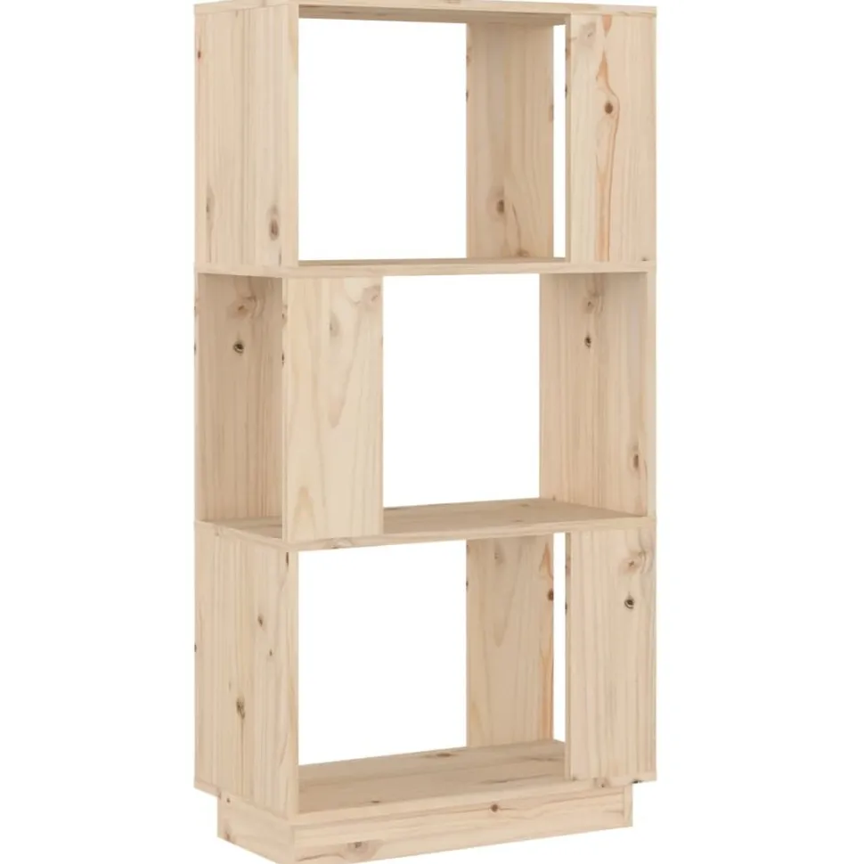 Kirjahylly/tilanjakaja 51x25x101 cm mänty valkoinen