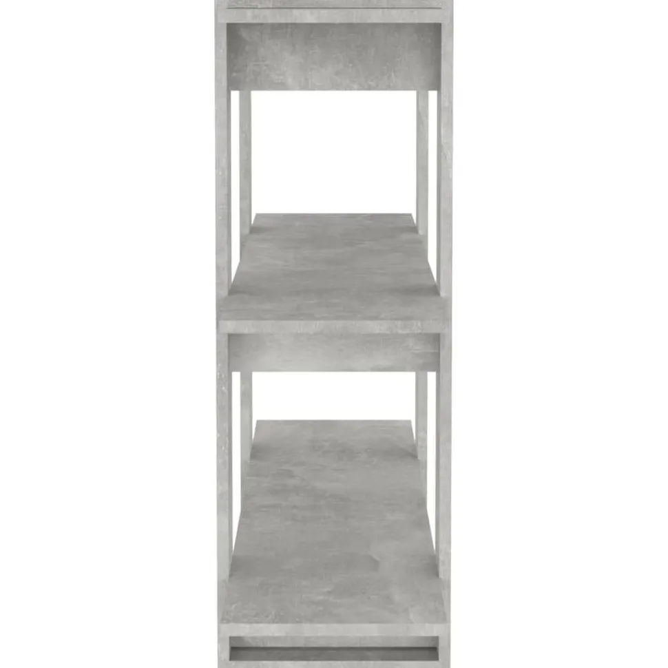 Kirjahylly/tilanjakaja 100x30x87 cm musta