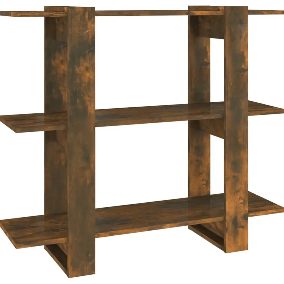 Kirjahylly/tilanjakaja 100x30x87 cm musta