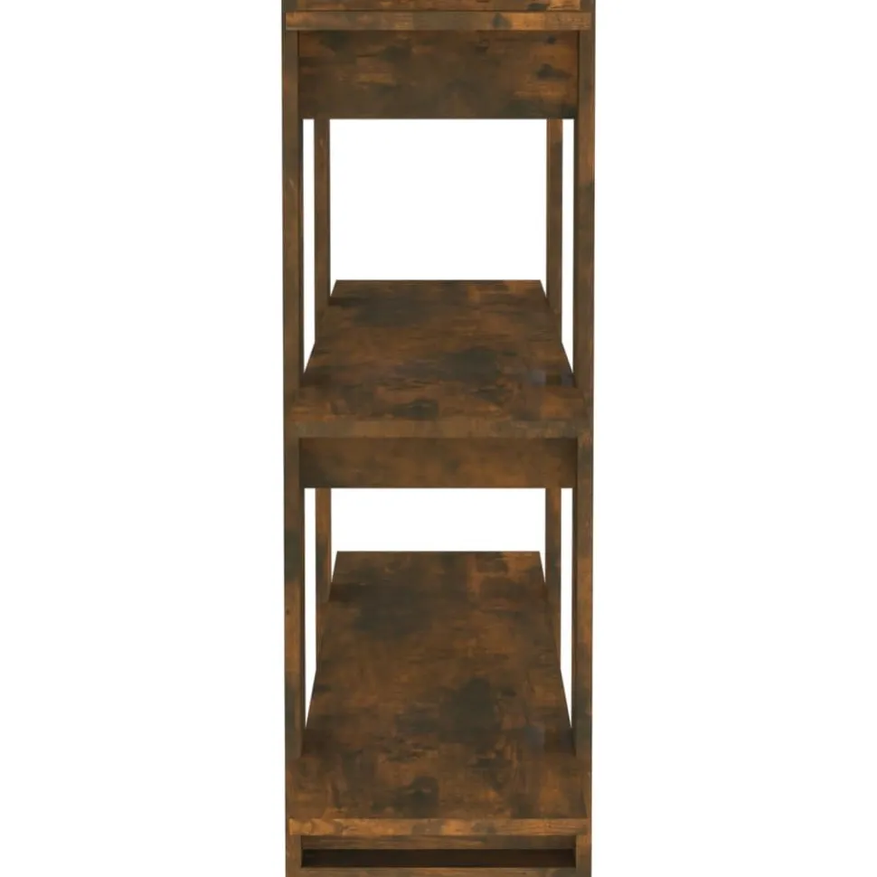 Kirjahylly/tilanjakaja 100x30x87 cm musta