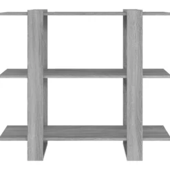 Kirjahylly/tilanjakaja 100x30x87 cm musta