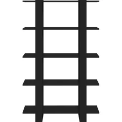 Kirjahylly/tilanjakaja 100x30x160 cm musta