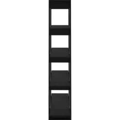 Kirjahylly/tilanjakaja 100x30x160 cm musta