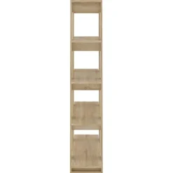 Kirjahylly/tilanjakaja 100x30x160 cm musta