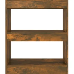 Kirjahylly/tilanjakaja 60x30x72 cm pähkinä