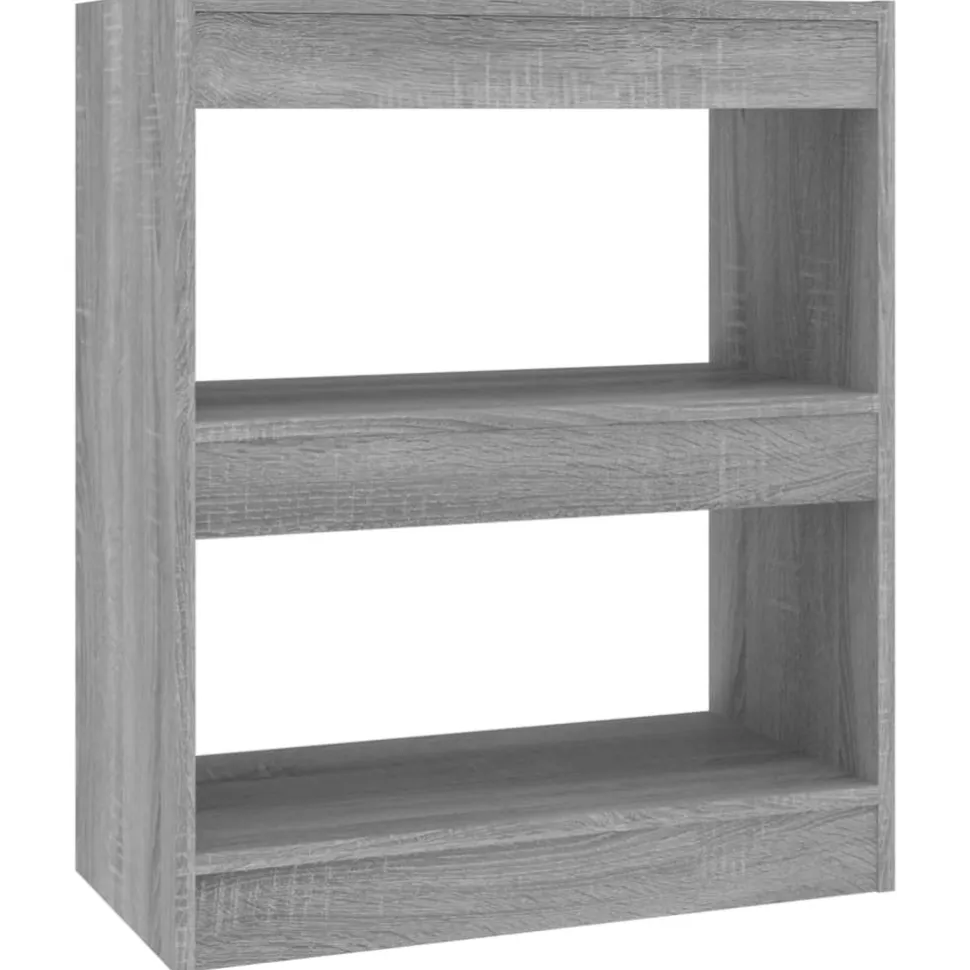 Kirjahylly/tilanjakaja 60x30x72 cm pähkinä