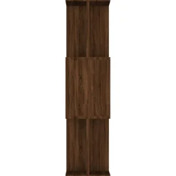 Kirjahylly/tilanjakaja 80x24x96 cm tekninen puu savutammi