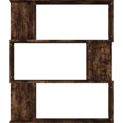 Kirjahylly/tilanjakaja 80x24x96 cm tekninen puu savutammi