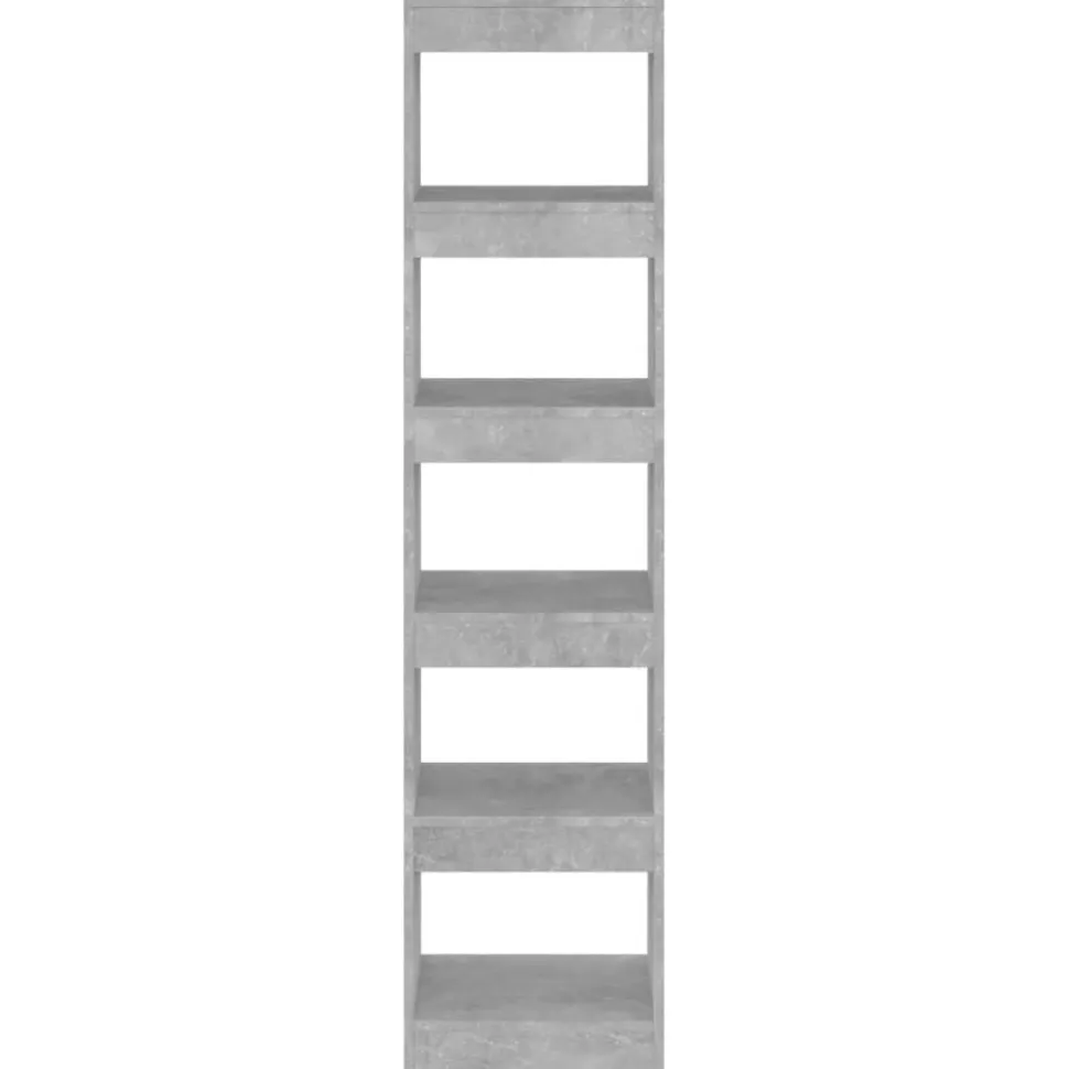 Kirjahylly/tilanjakaja 40x30x166 cm valkoinen