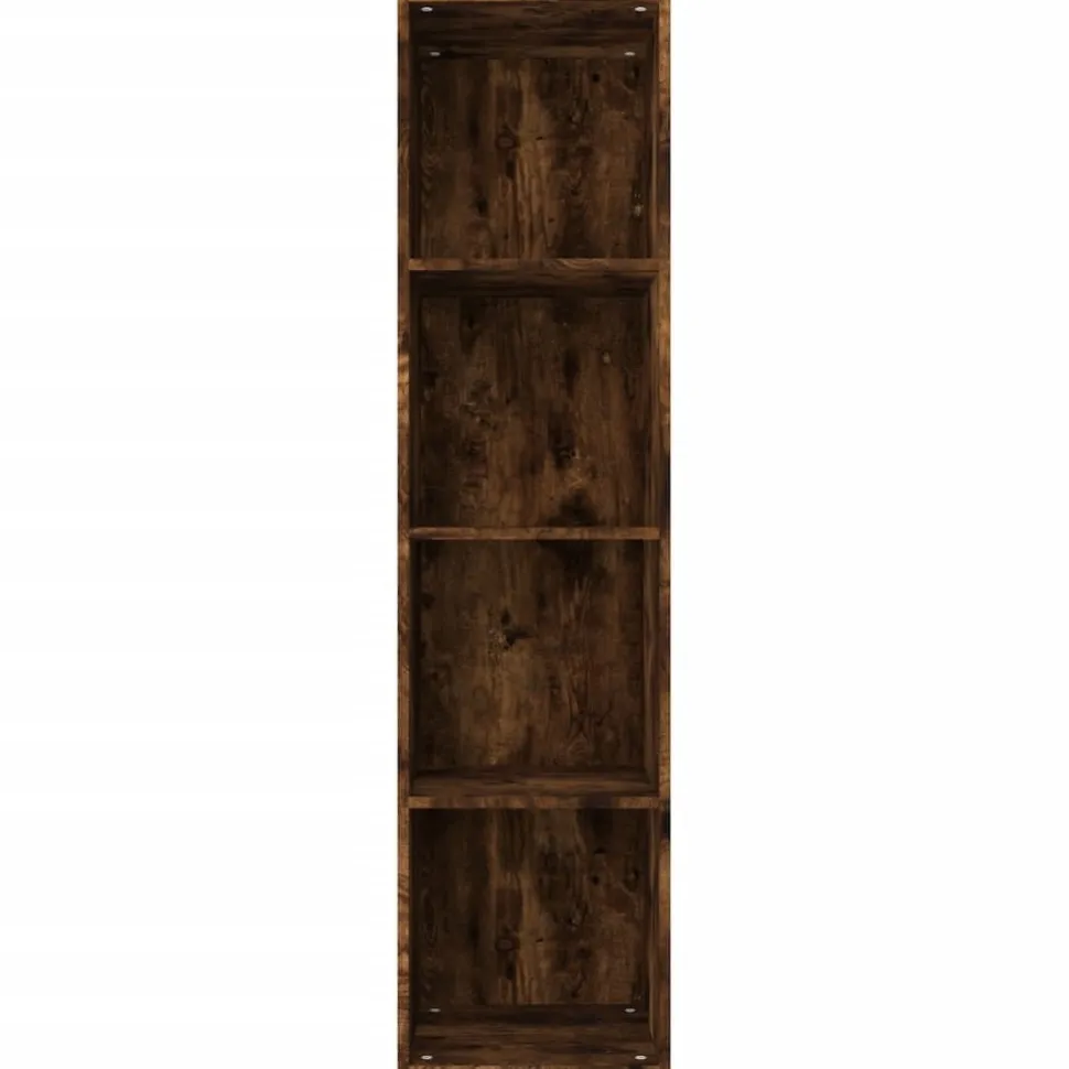 Kirjahylly / TV-taso 36x30x143 cm tekninen puu harmaa