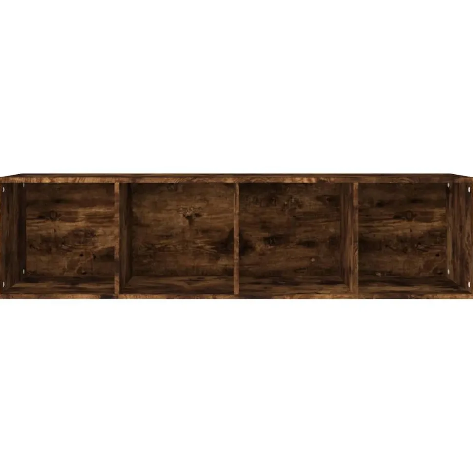 Kirjahylly / TV-taso 36x30x143 cm tekninen puu harmaa
