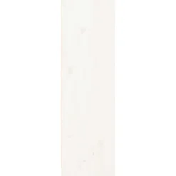 Kirjahylly valkoinen 70x33x110 cm täysi mänty (36142)