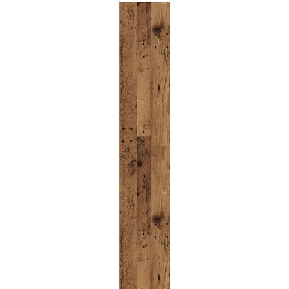 Kirjahylly vanhaa puuta 36x30x171 cm lastulevy (56046)