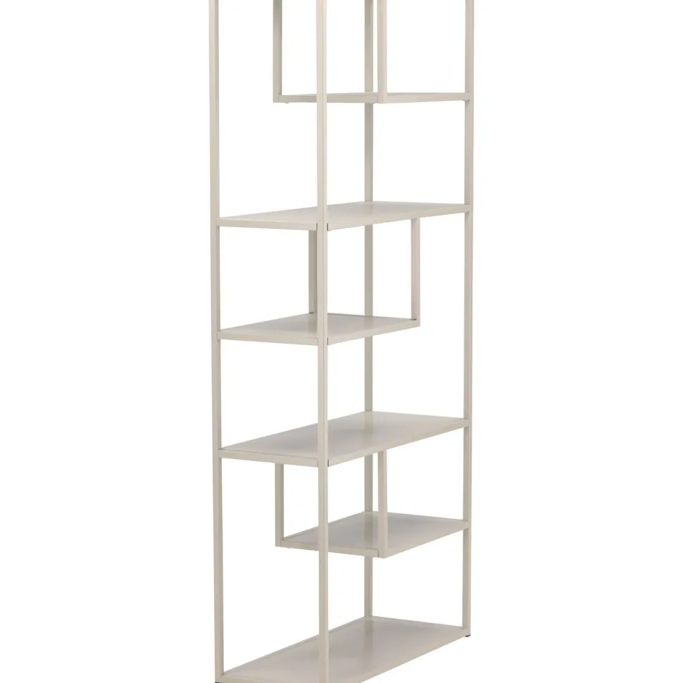Kirjahylly Venture Home Staal korkeareunainen beige