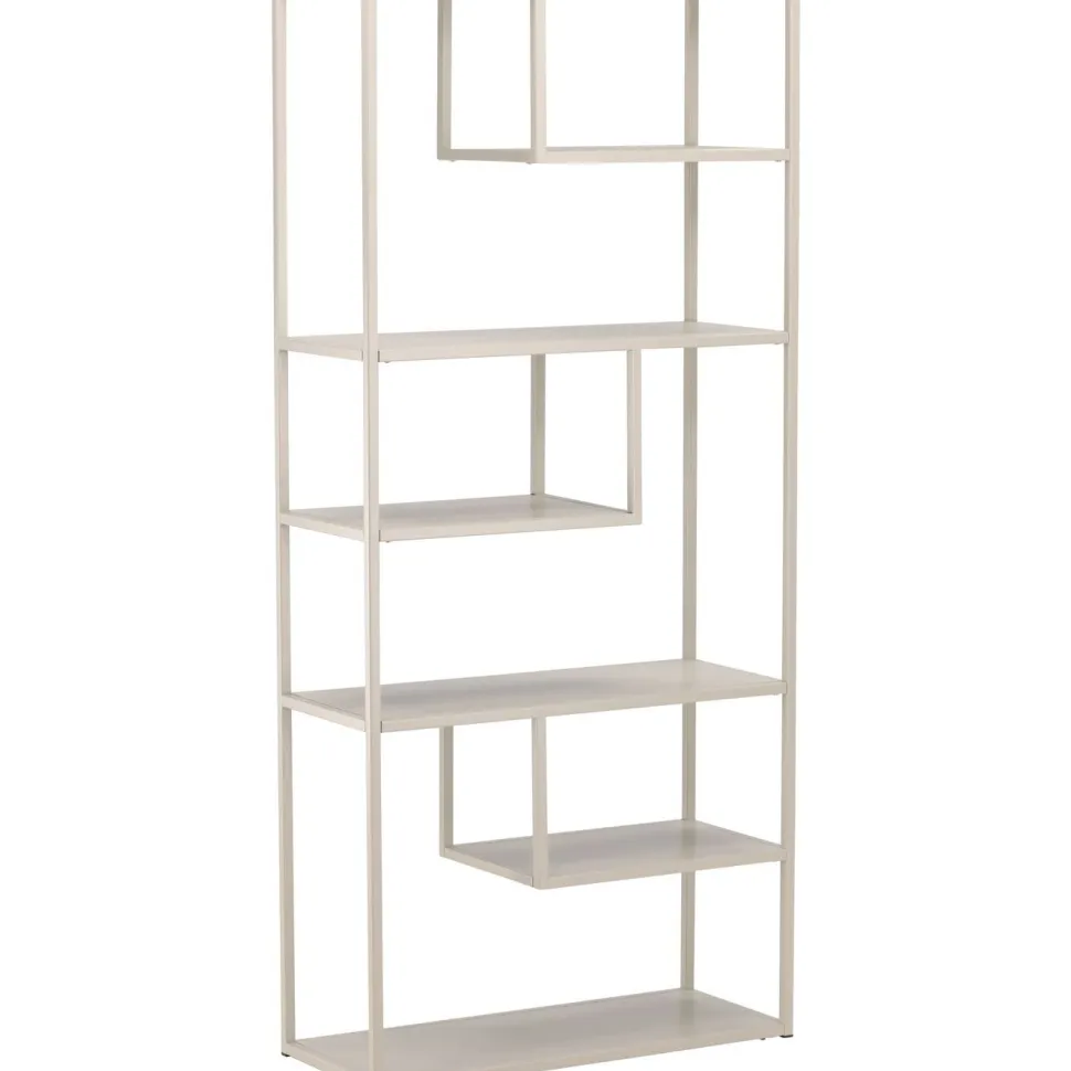 Kirjahylly Venture Home Staal korkeareunainen beige
