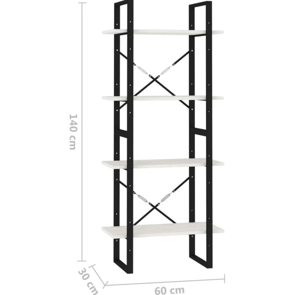Kirjahylly 60x30x70-140cm, eri kokoja/materiaaleja ja värejä