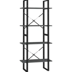 Kirjahylly 60x30x70-140cm, eri kokoja/materiaaleja ja värejä