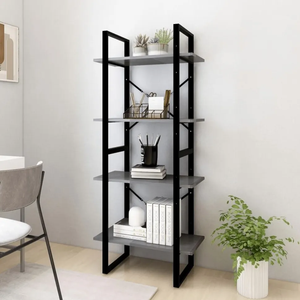 Kirjahylly 60x30x70-140cm, eri kokoja/materiaaleja ja värejä