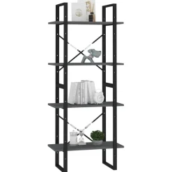Kirjahylly 60x30x70-140cm, eri kokoja/materiaaleja ja värejä