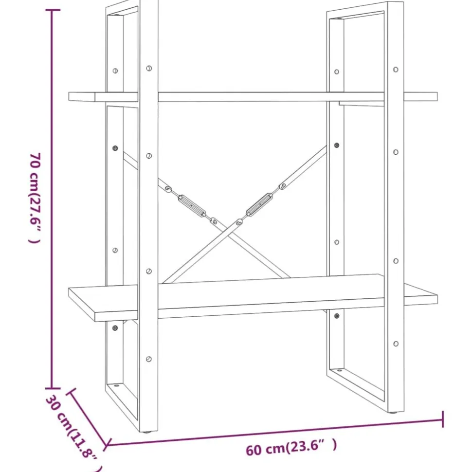 Kirjahylly 60x30x70-140cm, eri kokoja/materiaaleja ja värejä