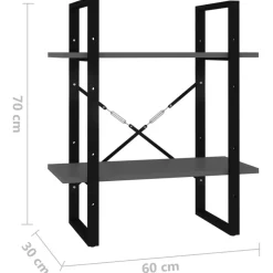 Kirjahylly 60x30x70-140cm, eri kokoja/materiaaleja ja värejä