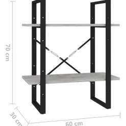 Kirjahylly 60x30x70-140cm, eri kokoja/materiaaleja ja värejä