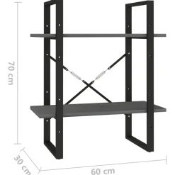 Kirjahylly 60x30x70-140cm, eri kokoja/materiaaleja ja värejä