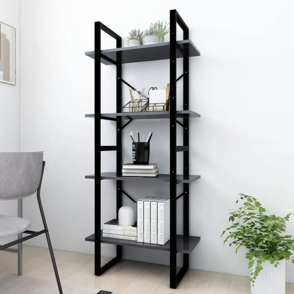 Kirjahylly 60x30x70-140cm, eri kokoja/materiaaleja ja värejä