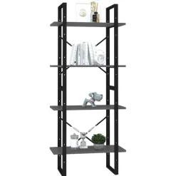 Kirjahylly 60x30x70-140cm, eri kokoja/materiaaleja ja värejä