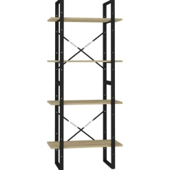 Kirjahylly 60x30x70-140cm, eri kokoja/materiaaleja ja värejä