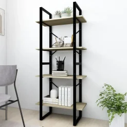 Kirjahylly 60x30x70-140cm, eri kokoja/materiaaleja ja värejä