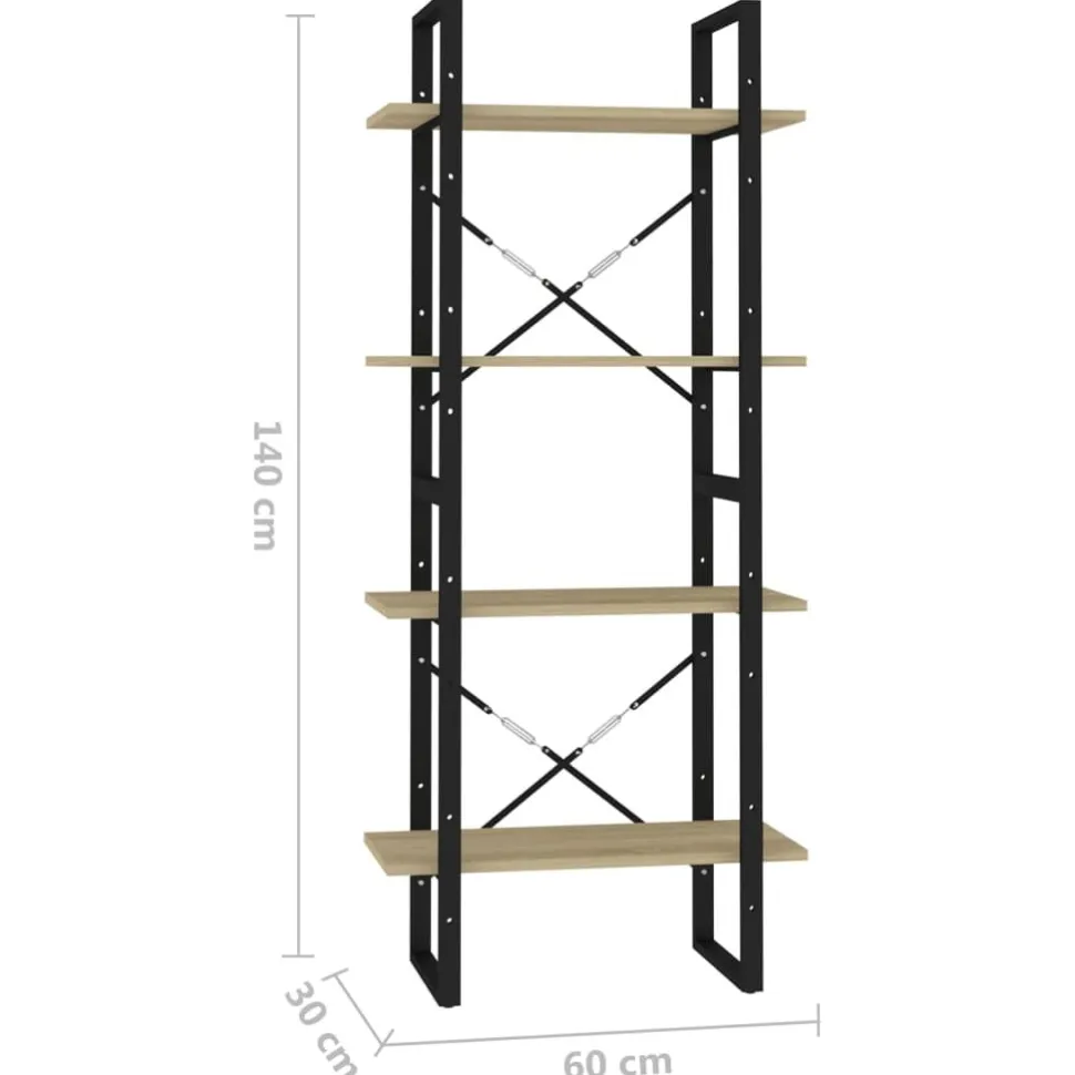 Kirjahylly 60x30x70-140cm, eri kokoja/materiaaleja ja värejä