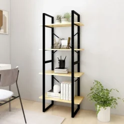 Kirjahylly 60x30x70-140cm, eri kokoja/materiaaleja ja värejä