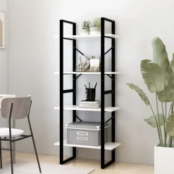 Kirjahylly 60x30x70-140cm, eri kokoja/materiaaleja ja värejä